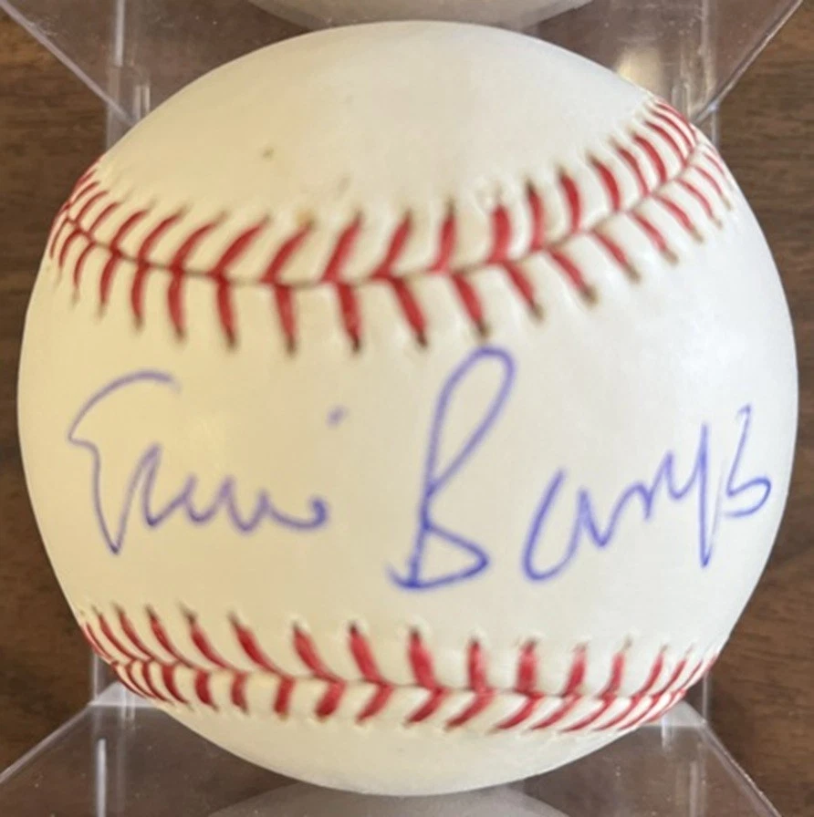 BÉISBOL FIRMADO AUTOGRAFIADO POR ERNIE BANKS PSA/ADN AUTÉNTICO 544998 (TARJETAS AÉREAS) Foto 1 de 1