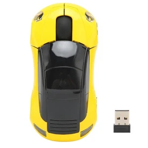 2.4GHz Wireless Car Mouse Plug And Play Battery Powered 3D Sports Car Stylin Fit - Picture 1 of 12