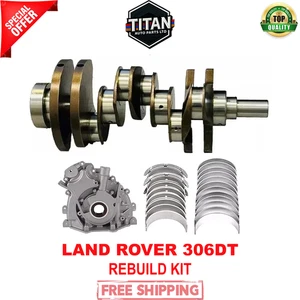 LAND RANGE ROVER 3.0L DIESEL 306DT CRANKSHAFT+MAIN & BIG END BEARINGS+OIL PUMP - Picture 1 of 4