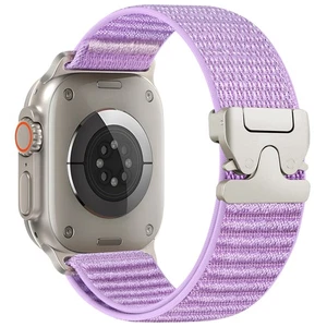 Nylon Woven Band Parachute Buckle for Apple Watch Ultra Series 11 10 9 8 7 6 SE - Picture 1 of 23