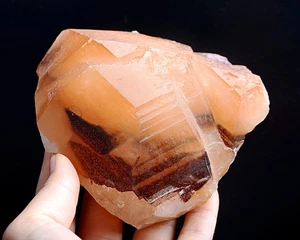 647g natürliche alte Sorte seltene rote "Benz" Calcit Mineral Probe / China - Bild 1 von 11