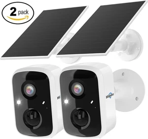 4MP Solar Powered WiFi Security Outdoor Camera Wireless 2-Way Audio PIR IPX6 - Picture 1 of 6