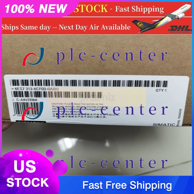 Siemens SIMATIC S7-300 6ES7 313-6CF03-0AB0 CPU 6ES7313-6CF03-0AB0 Free Shipping - Image 1 of 1