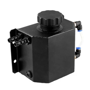 Universal 1L Aluminum Radiator Coolant Overflow Bottle Recovery Water Tank A2 - Picture 1 of 7