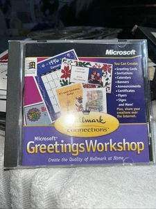 Microsoft Greetings Workshop (CD-ROM, 1996) Hallmark PC Software for Windows 95 - Picture 1 of 4