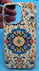 iPhone 13 Pro Stunning Isfahan Persian Rug Design Protective Cover Case - Picture 1 of 2