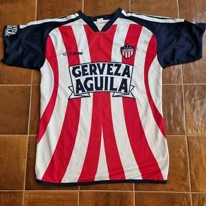 VINTAGE JUNIOR BARANQUILLA FOOTBALL SHIRT SHORT SLEEVE SIZE XL - Picture 1 of 5