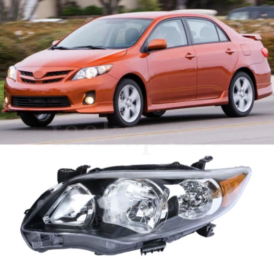 Headlight For 2011-2013 Toyota Corolla S XRS Driver Side Headlamp Replacement LH - Изображение 1 из 4