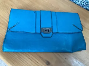 Turquoise Blue Clutch Bag - Picture 1 of 7
