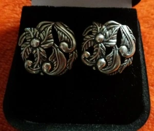 Carolyn Pollack Relios STERLING SILVER Southwestern Earrings - Picture 1 of 2