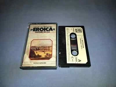 BEETHOVEN EROICA SYMPHONIES No.3 & No.8 CLASSICAL CASSETTE TAPE ALBUM - Image 1 of 2