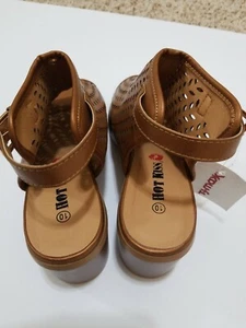 Womens Hot Kiss Shoes Sz 10 Brown - Picture 1 of 7