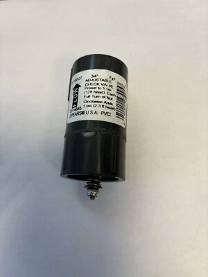 Inline Spring Check Valve - PVC80 3/4" - Adjustable - Image 1 of 3