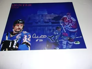 DALE HUNTER WASHINGTON CAPITALS,USA HOCKEY W/COA SIGNED 8X10 PHOTO - Picture 1 of 1