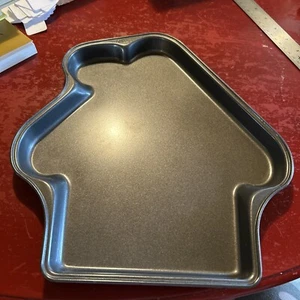 Wilton Christmas Gingerbread House Cookie Pan 11.75” X 11” PAN ONLY - Picture 1 of 2