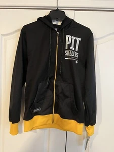 New Era Pittsburgh Steelers long sleeve Combine Training Full Zip Hooded NWT (S) - Picture 1 of 3