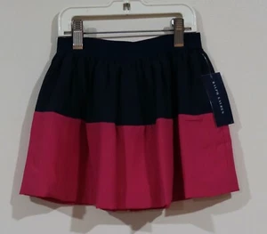 Ralph Lauren Girls Size 4/ Navy & Pink Mauve Lined Skirt (MSRP $39.50) - Picture 1 of 2