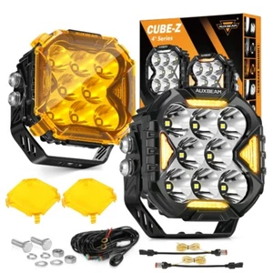 AUXBEAM 4" Spot Beam LED Pods Light Bar Driving Boat Led Off Road Turn Light DRL - Bild 1 von 12
