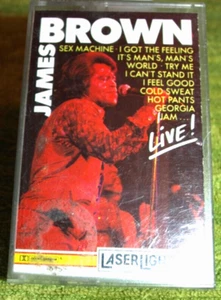 JAMES BROWN "LIVE!" - soul/funk cassette tape - good - Picture 1 of 1