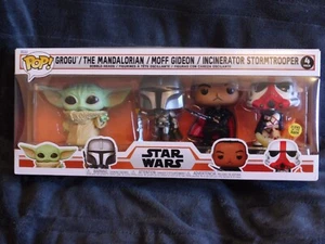 Star Wars Funko Pop! GROGU / THE MANDALORIAN / GIDEON / INCINERATOR STORMTROOPER - Picture 1 of 4