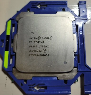 intel xeon E52603v4 sr2p0 1.70ghz cpu - Image 1 of 2