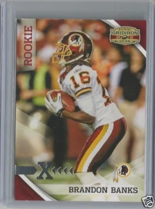 2010 Gridiron Gear Silver X Brandon Banks Rookie 106/250 - pre CFL Tiger-Cats RC - Bild 1 von 2