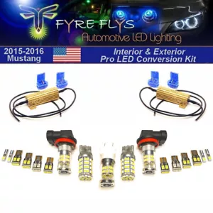 LED Interior & Exterior Conversion Upgrade package for 2015 -2017 Ford Mustang - Picture 1 of 10