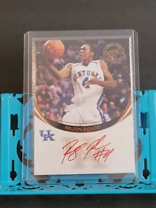 2006-07 Press Pass Rookie Autographs Bronze Red Ink Wildcats Celtics Rajon Rondo - Picture 1 of 2