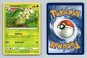 Chikorita #5/214 Sun & Moon Lost Thunder Common Pokemon 2018 TCG Card - Picture 1 of 1