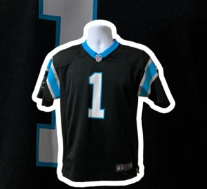 Cam Newton #1 Carolina Panthers Nike NFL On Field Youth Large Jersey USED - Picture 1 of 6