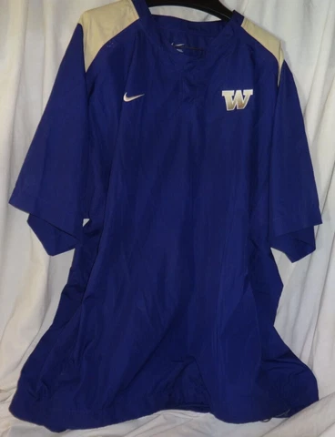 Washington Huskies Nike Team Issued Baseball Cage Pre Game Player Jacket XXXL Cover