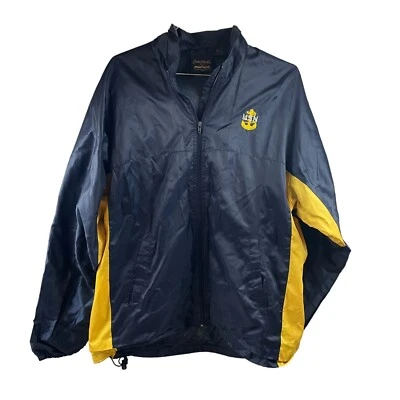 U.S. Navy USN OARSMAN Mens L Windbreaker Jacket Full Zip Navy Blue Size Large - Image 1 of 4
