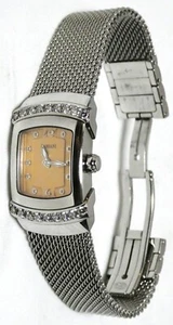 Damiani Diamond Ladies Stainless Steel Mesh Watch DD001 AC CF - Picture 1 of 24