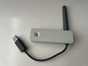 Original Microsoft Xbox 360 WiFi Dongle Wireless Netzwerk Adapter Weiß - Bild 1 von 2