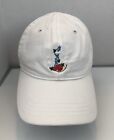 White Floral Embroidered Baseball Cap Hat 'Seas the Day' on the Adjustable Strap