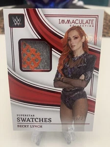2023 WWE Panini Immaculate Becky Lynch Superstar Swatches Red #SM-BKL 23/25 - Picture 1 of 3
