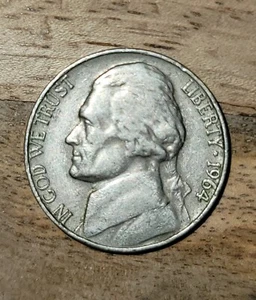 1964 Jefferson Nickel No Mint Mark - Picture 1 of 3