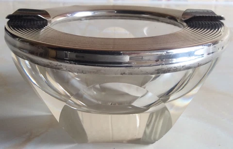Vintage Industria Argentina Sterling Silver Ashtray Cover