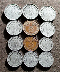 Authentic Old Coins Of Third Reich Nazi Germany 1933 1945 World War Ii Mix 406