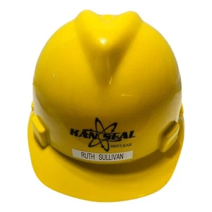 Casco duro amarillo MSA USADO mediano vintage construcción minería coleccionable - Imagen 1 de 23