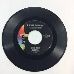 Dick Deedee I Want Someone The Mountains High 45 rpm Vinyl Record EX VG+ - Picture 1 of 8