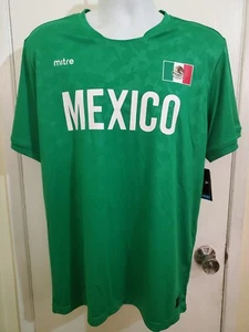 Mitre Mexico Soccer Jersey Mens XL Mexico National Team Olympics World Cup - Picture 1 of 8