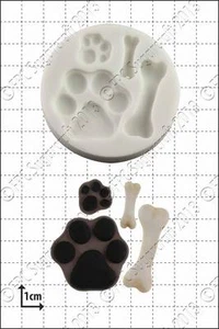 Molde de silicona patas y huesos | Uso alimentario FPC Sugarcraft ¡Envío gratuito al Reino Unido! - Imagen 1 de 1