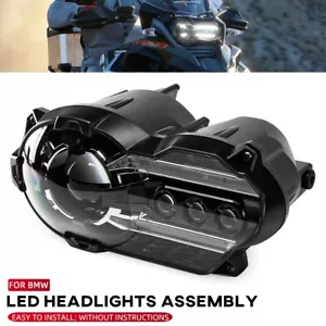 LED Headlights Headlamp Assembly For BMW R1200GS 2004-2012 R1200GS ADV 2005-2013 - Picture 1 of 24
