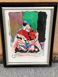 VICTOR HASCH - ""L'ESPAGNOLE"" HANDSIGNIERT Ltd Hrsg. LITHOGRAPHIE GERAHMT!! - Bild 1 von 8