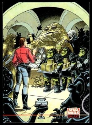 1994 Topps Star Wars Galaxy #263 Ralph Reese / Jabba The Hutt - Image 1 of 3