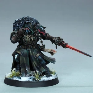 painted raven guard librarian phobos armour miniature warhammer 40k camo cloak - Picture 1 of 8