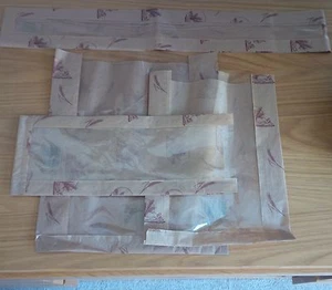 50 x Bolsa de pan Kraft marrón frontal de película 9"" x 12"" - Imagen 1 de 1