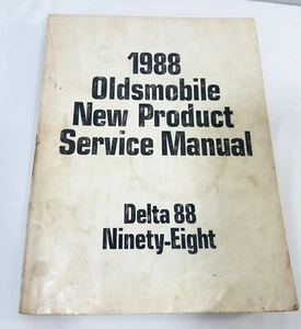Oldsmobile 1988 nuevo producto manual de servicio Delta 88 libro noventa y ocho vintage - Imagen 1 de 5
