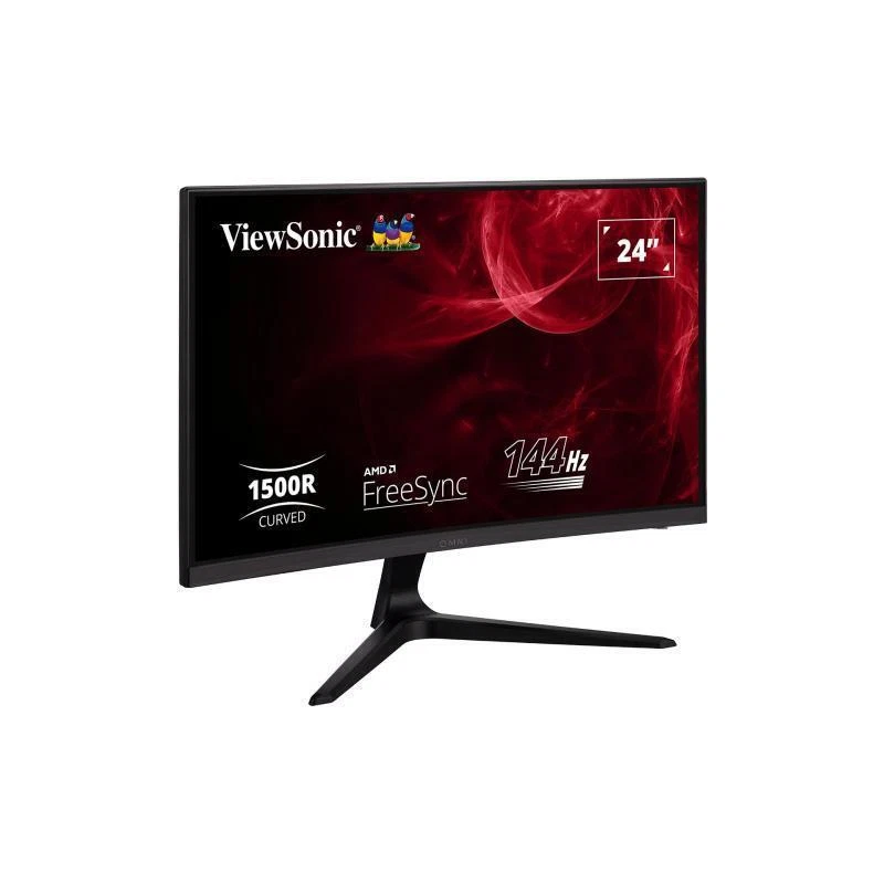 ViewSonic VX2418C 24 Zoll FHD VA LED Curved-Gaming-Monitor - Schwarz